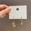 48 Summer Flower 925 Silver Needle Stud Earrings for Women 2022 New Style Earrings, Elegant and high-end, Niche Design Sense 020 Ding Die details Picture